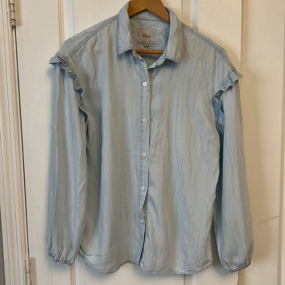Rails Willow Chambray Button-Up - Picture 4 of 7